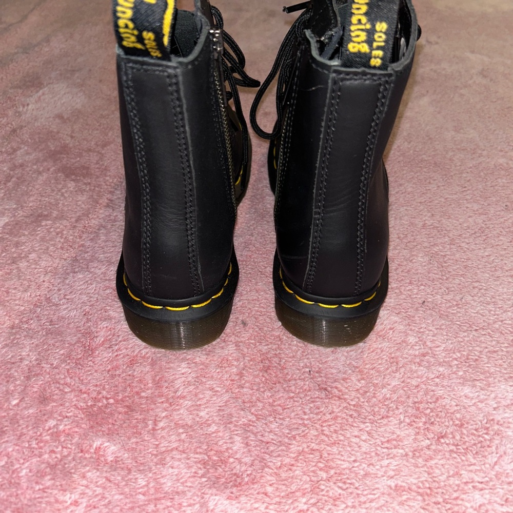 Dr. Martens 1460 Pascal Front Zip 8-Eye Black Nappa Womens size 5 - Picture 5 of 12